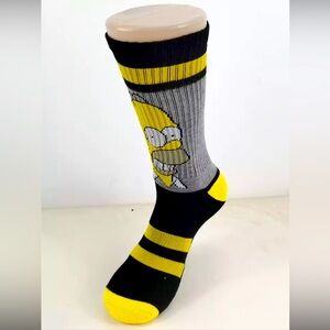 The Simpsons Homer Simpson portrait crew socks